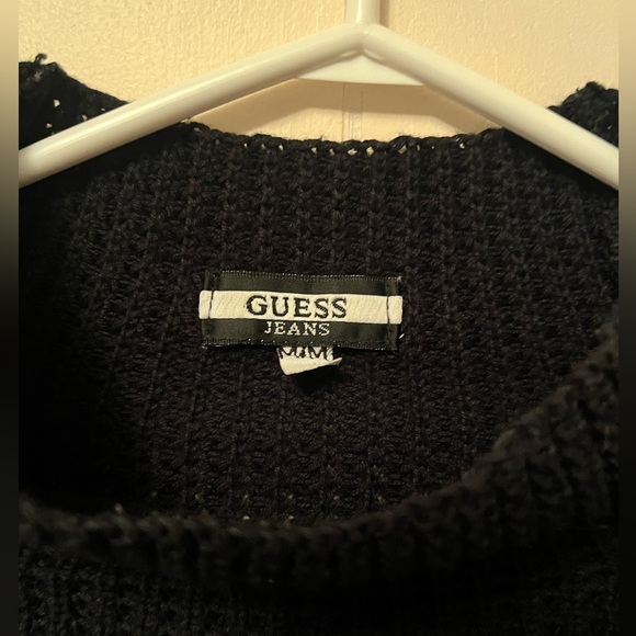 Guess Black Cable Knit Sweater - Picture 2 of 4